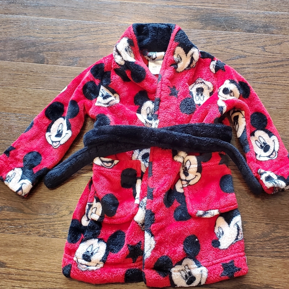 Disney Toddler Mickey Mouse Robe- 2T